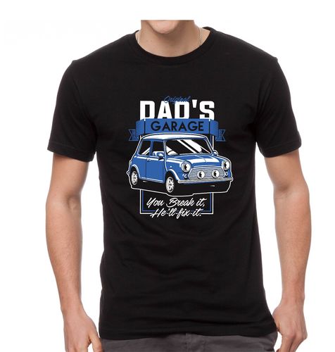 Tee shirt Dad's garage mini