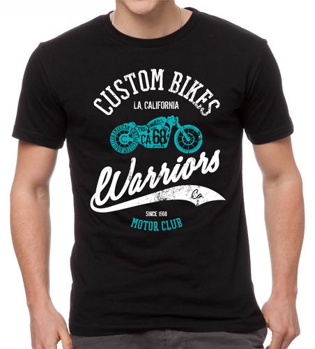 ty shirt custom bikes warriors moto club