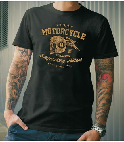 Tee shirt biker , Legendary Riders , Motorcycles